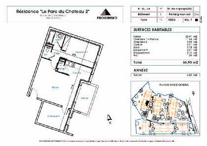 2-bed lot plan